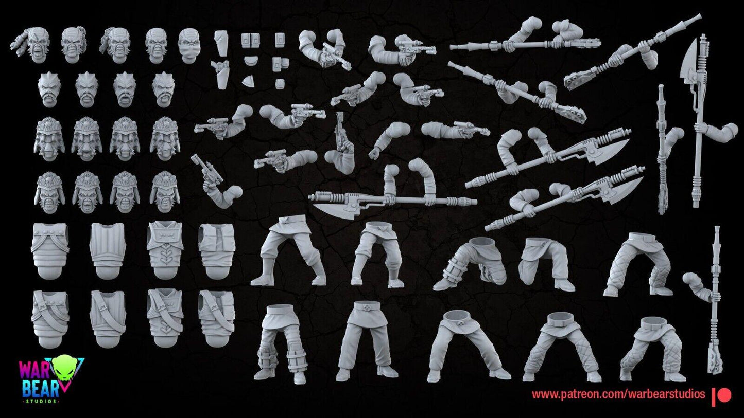 10 hutt slug gang goons star wars legion rpg shatterpoint compatible war bear