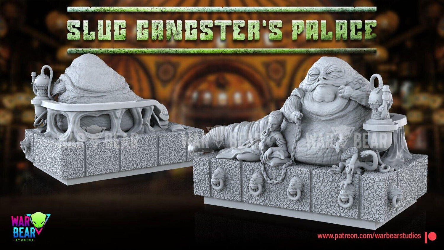 Jabba slug hutt ganster star wars rpg legion shatterpoint compatible war bear