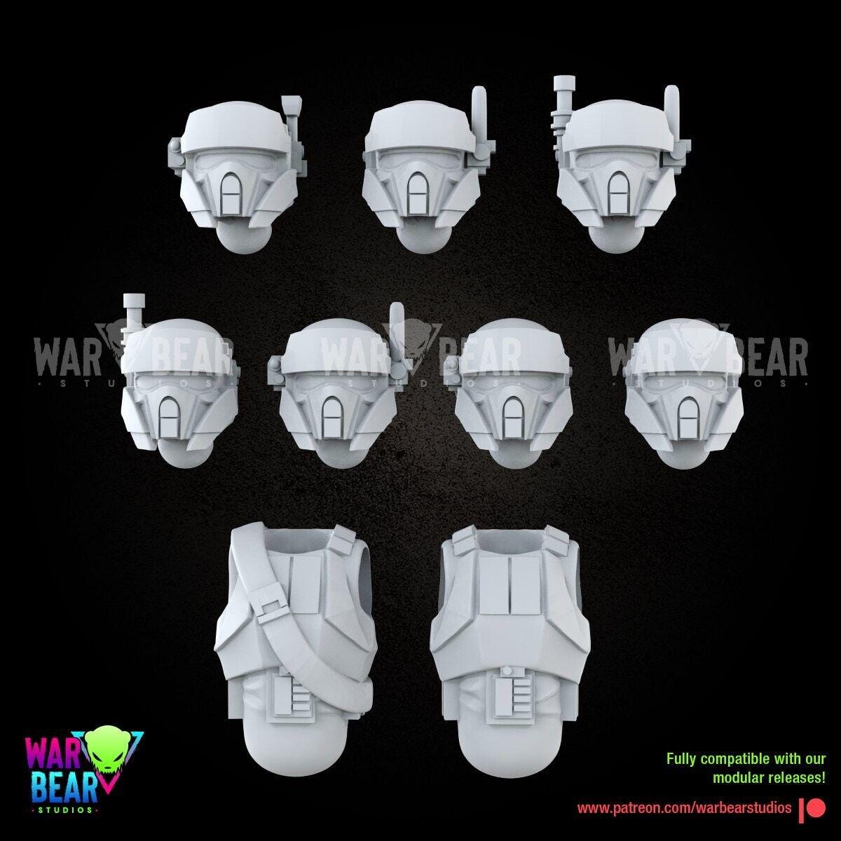 10 imperial beach troopers star wars legion rpg shatterpoint compatible war bear