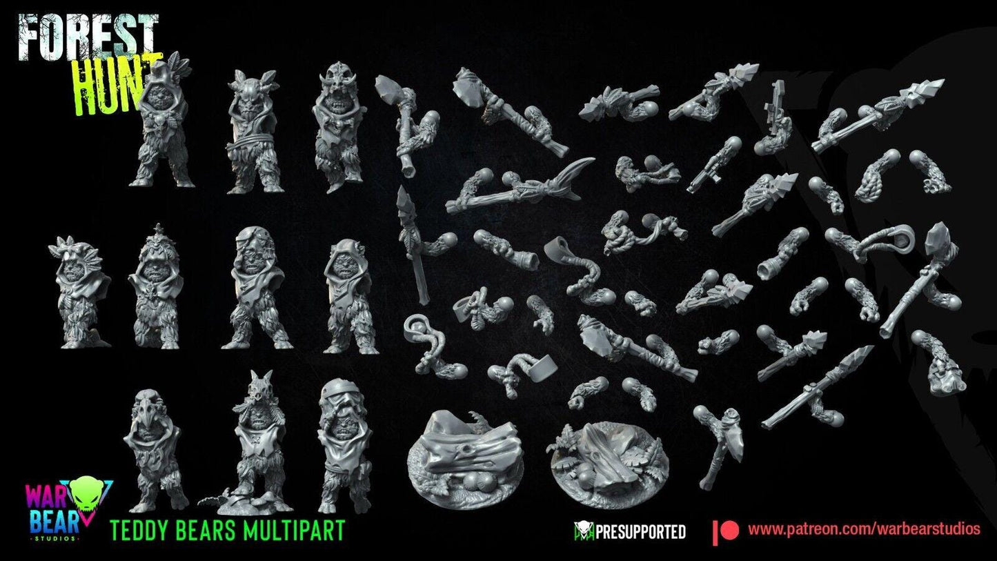 8x ewok troop star wars rpg legion shatterpoint compatible war bear