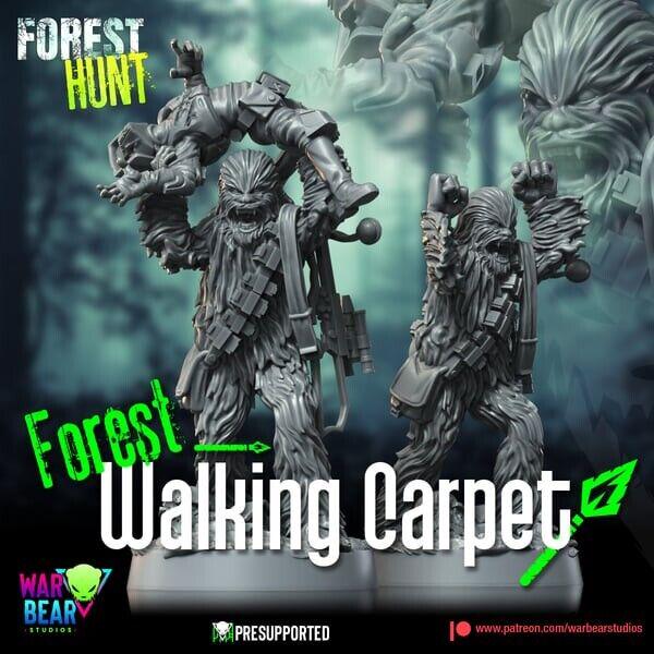 2 forest carpet wookie star wars rpg legion shatterpoint compatible war bear