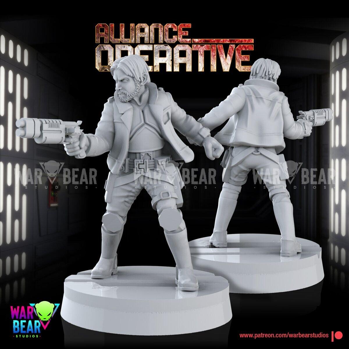 3 alliance operative katar star wars rpg legion shatterpoint compatible war bear