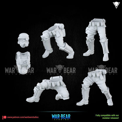 4 imperial trooper medic star wars legion shatterpoint compatible war bear