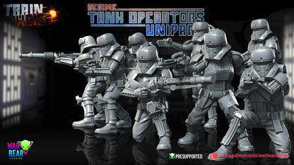 8x imp tank troopers star wars rpg legion shatterpoint compatible - war bear