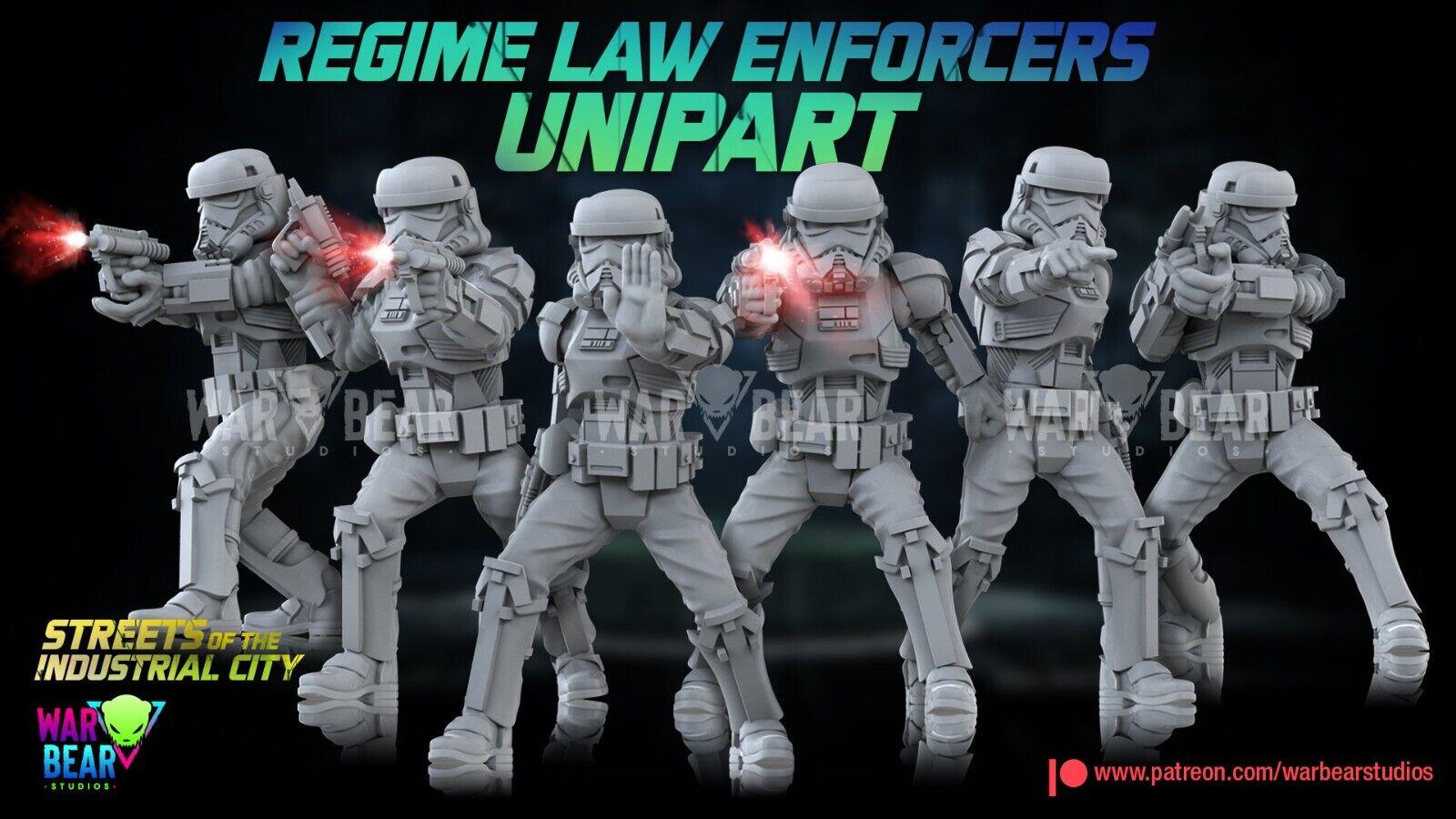 5 imp troop law enforcers star wars legion shatterpoint compatible war bear