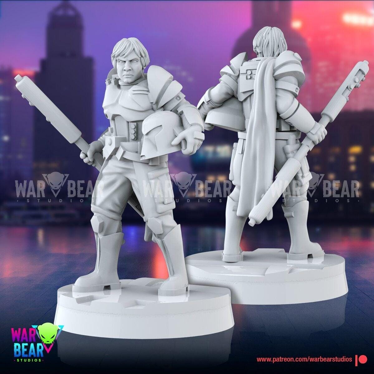 2 farmboy infiltrators luke star wars rpg legion shatterpoint compatible warbear