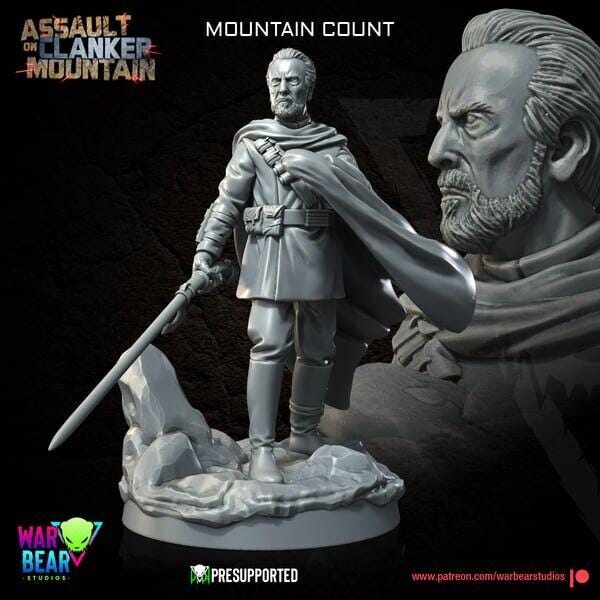 Mountain count dooku star wars rpg legion shatterpoint compatible - war bear