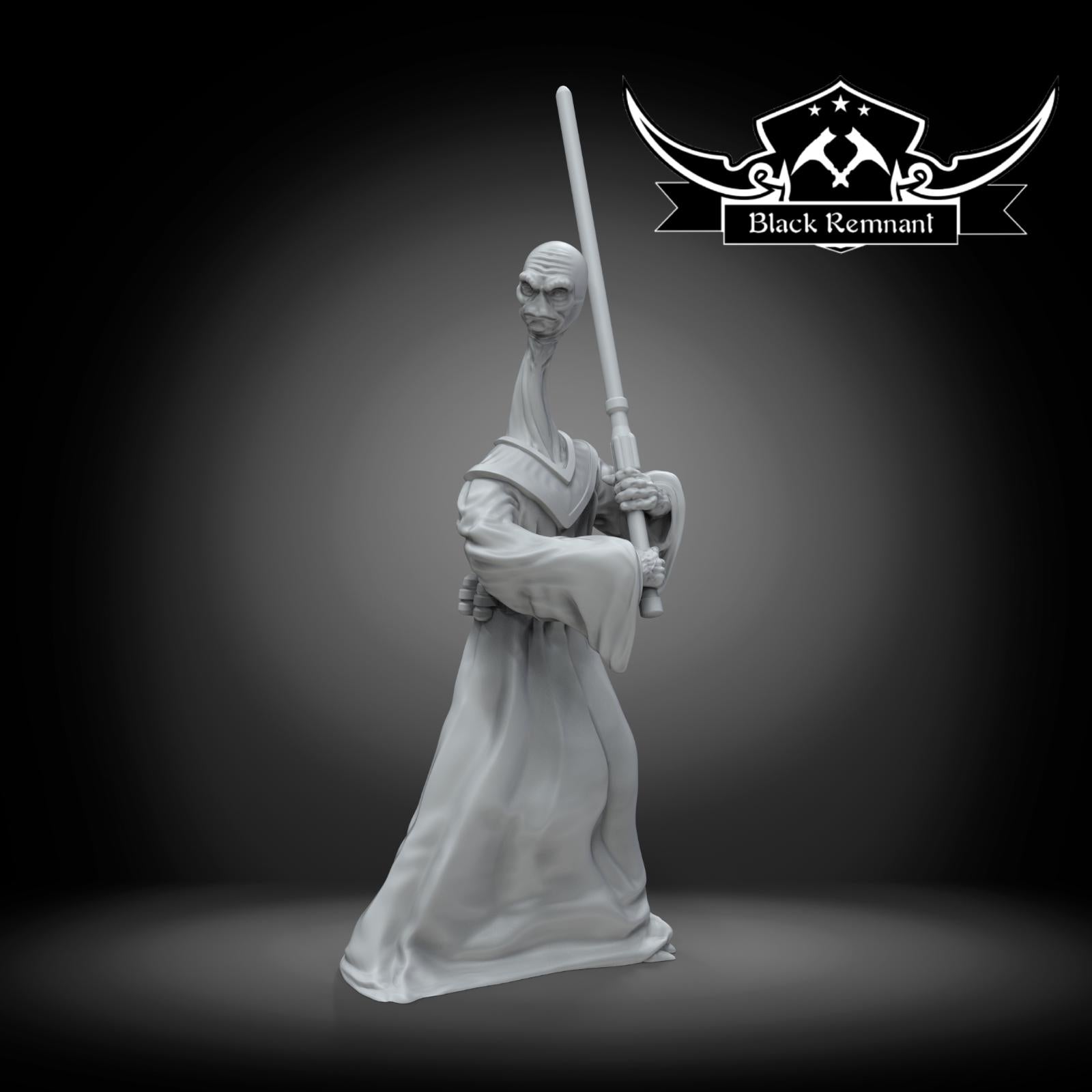 Mystical long neck warrior (jedi) star wars legion/shatterpoint black remnant