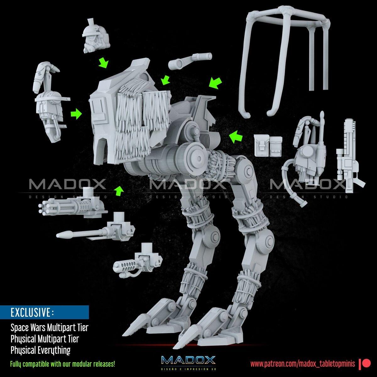 1 insurgent walker star wars rpg legion shatterpoint compatible war bear