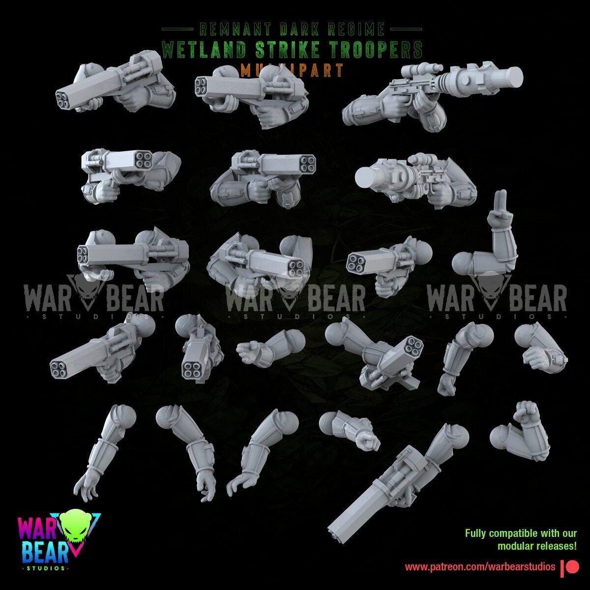 10 imp swamp strike troop star wars legion rpg shatterpoint compatible war bear