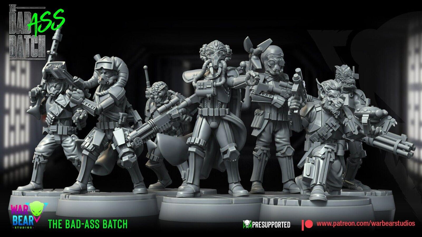 7 bad-ass batch xeno troop star wars rpg legion shatterpoint compatible war bear