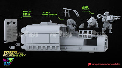 Pale worms truck speeder star wars rpg legion shatterpoint compatible - war bear