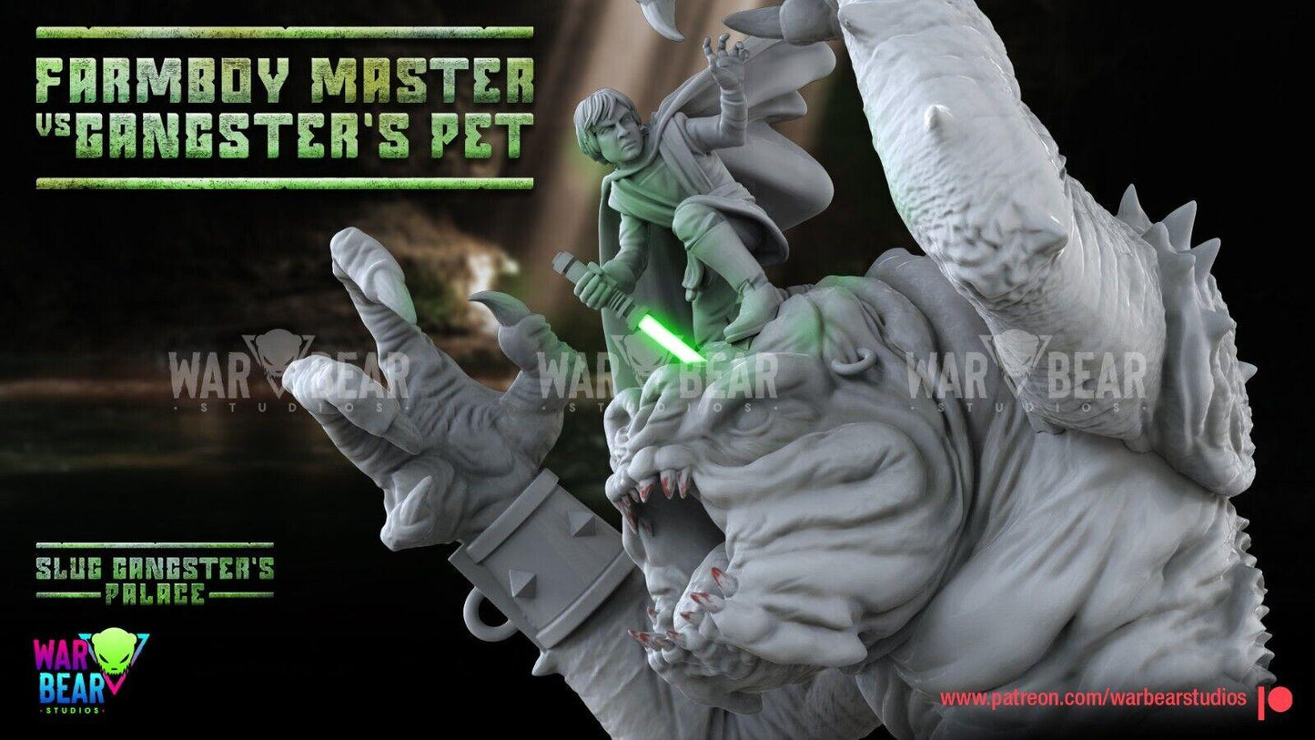 Luke vs rancor star wars rpg legion shatterpoint compatible - war bear