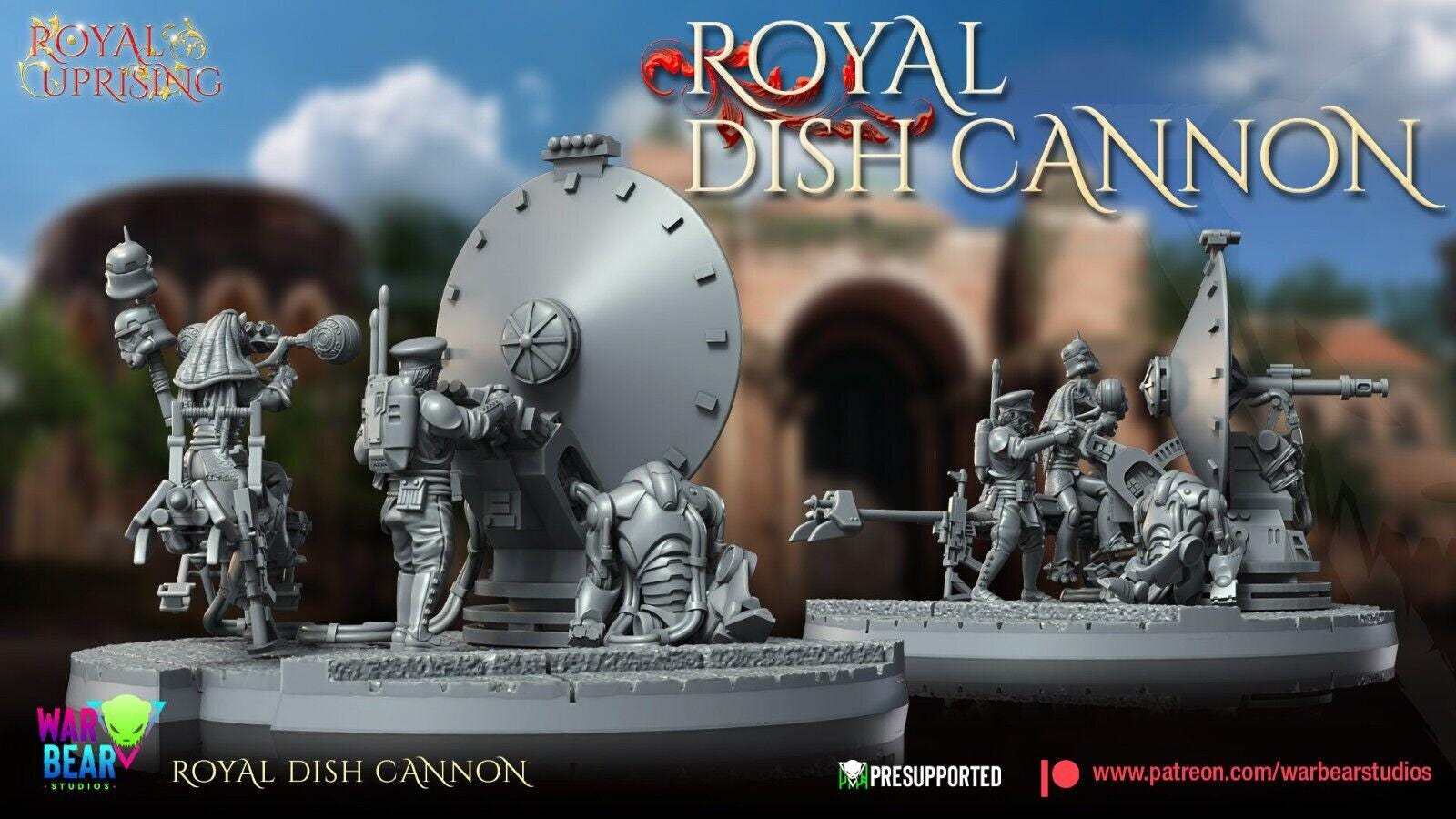 Royal dish cannon star wars rpg legion shatterpoint compatible - war bear