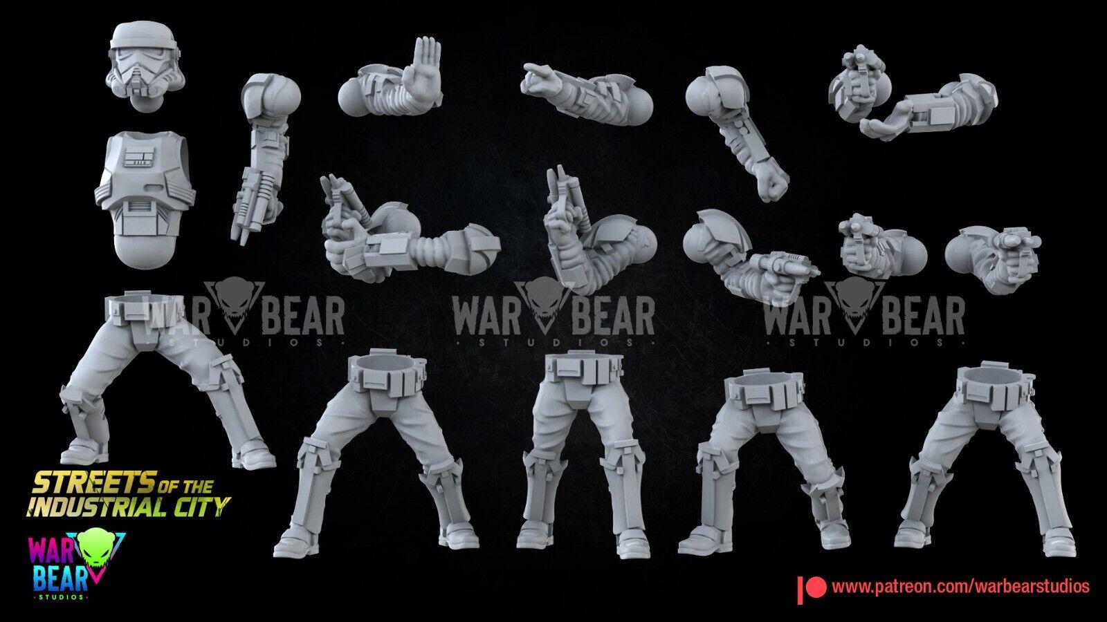 5 imp troop law enforcers star wars legion shatterpoint compatible war bear