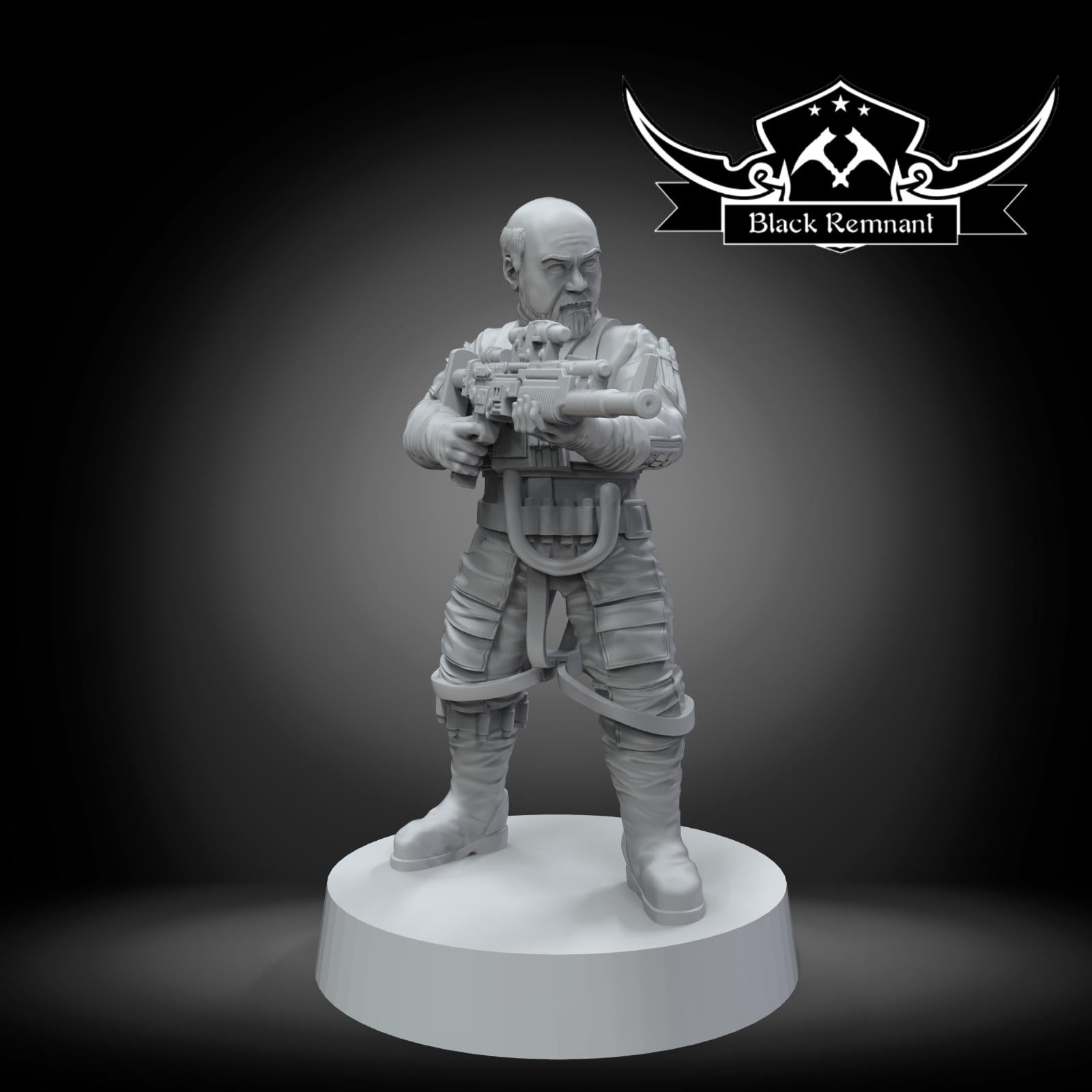 Pilot carson star wars legion / shatterpoint black remnant