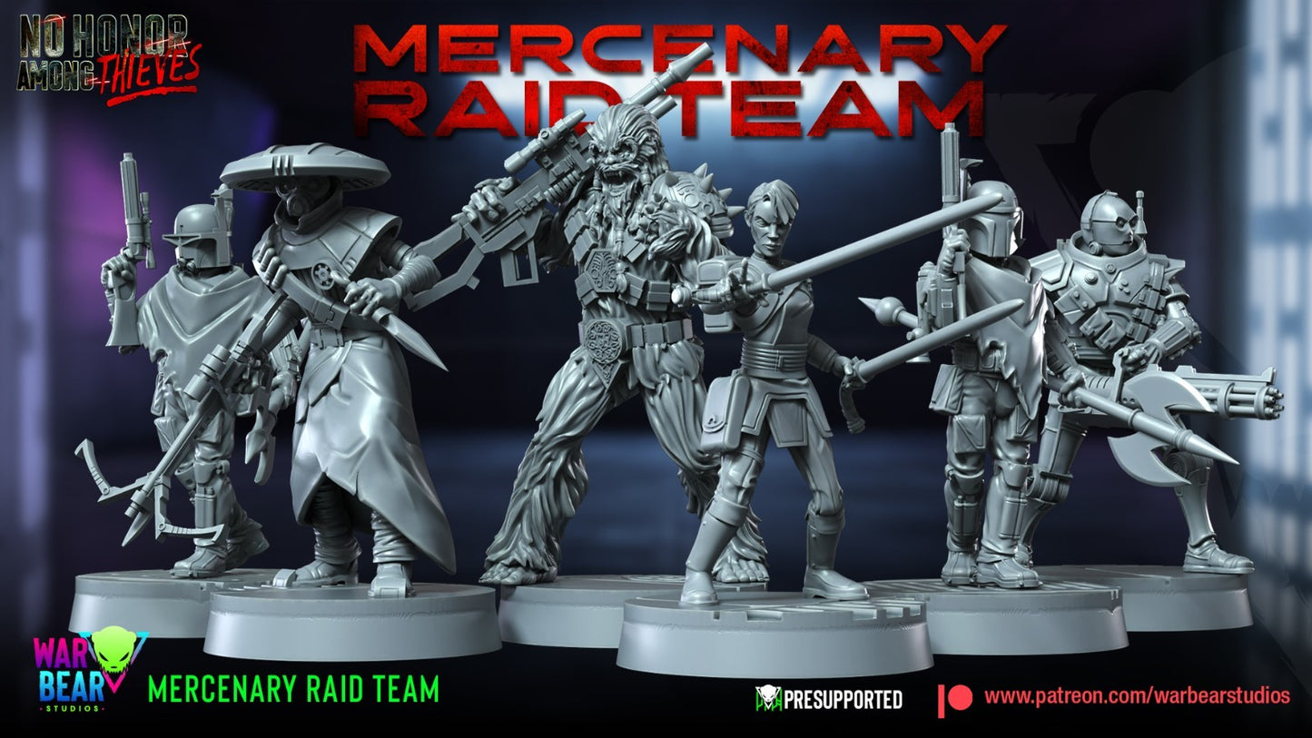 6 x Mercenary Raid Team Star Wars Legion Shatterpoint compatible War Bear