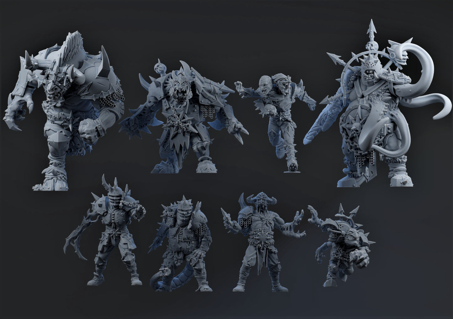 Chaos Renegades (with mutations) Proxy Team Fantasy Football Team - Brutefun