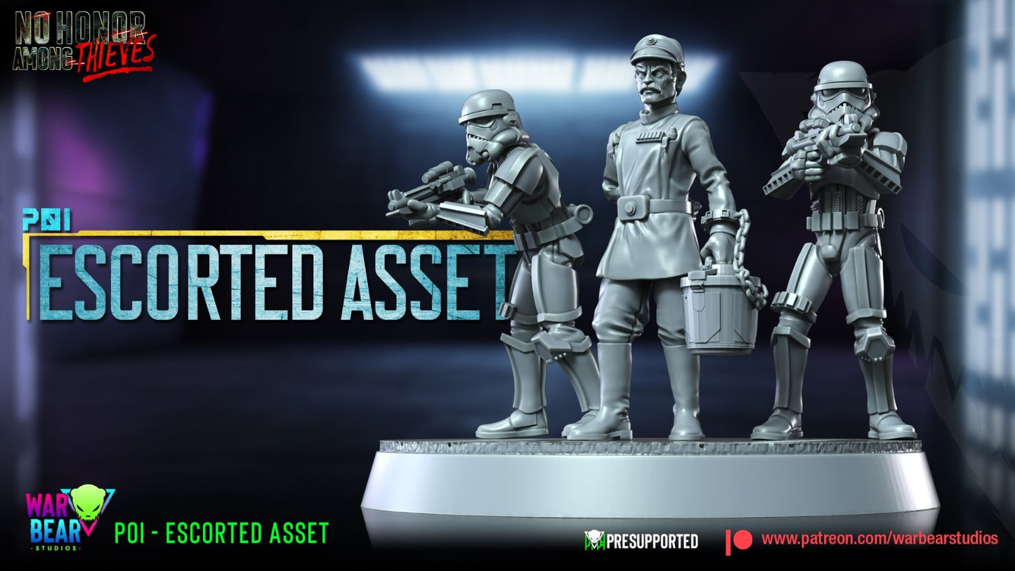 Escorted asset (Officer/Troopers) Star Wars Legion Shatterpoint War Bear